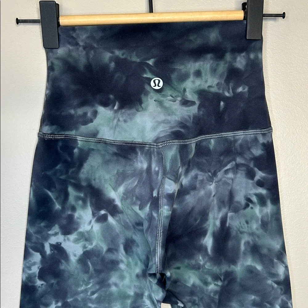 Lululemon‎ Align High Rise Pant 25” Diamond Dye Tidewater Teal Size 0